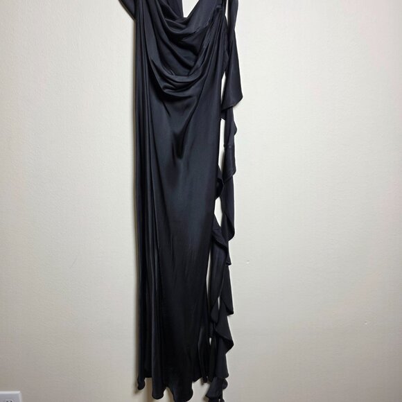 Shona Joy Agnes Draped Ruffle Maxi Dress Size 6 MSRP $360 - Picture 7 of 14